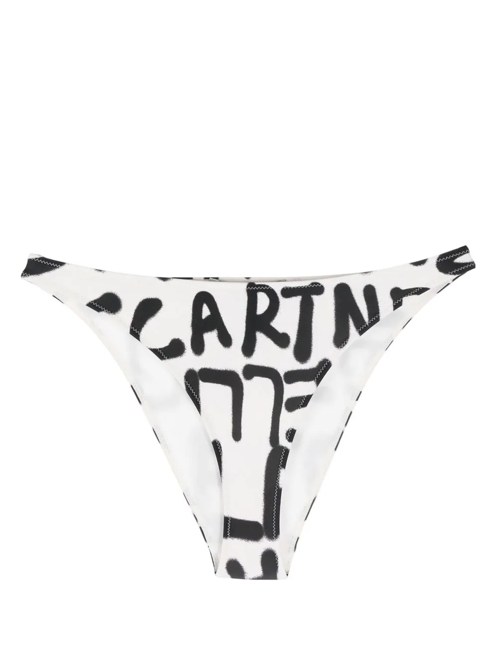 

Stella McCartney bikini bottom con logo estampado - Blanco