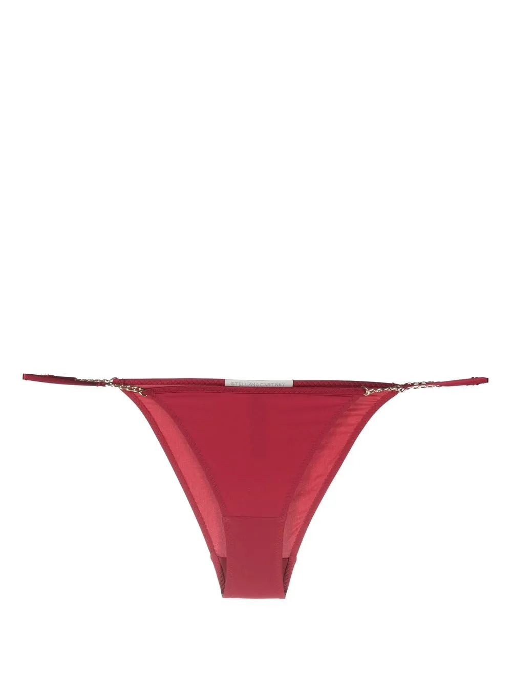 

Stella McCartney chain-link bikini bottoms - Red