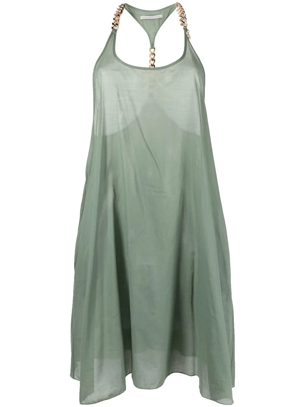 

Stella McCartney vestido con cuello redondo - Verde