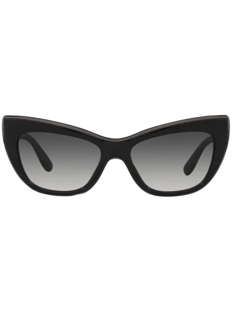 Dolce & Gabbana Eyewear logo-plaque cat-eye sunglasses