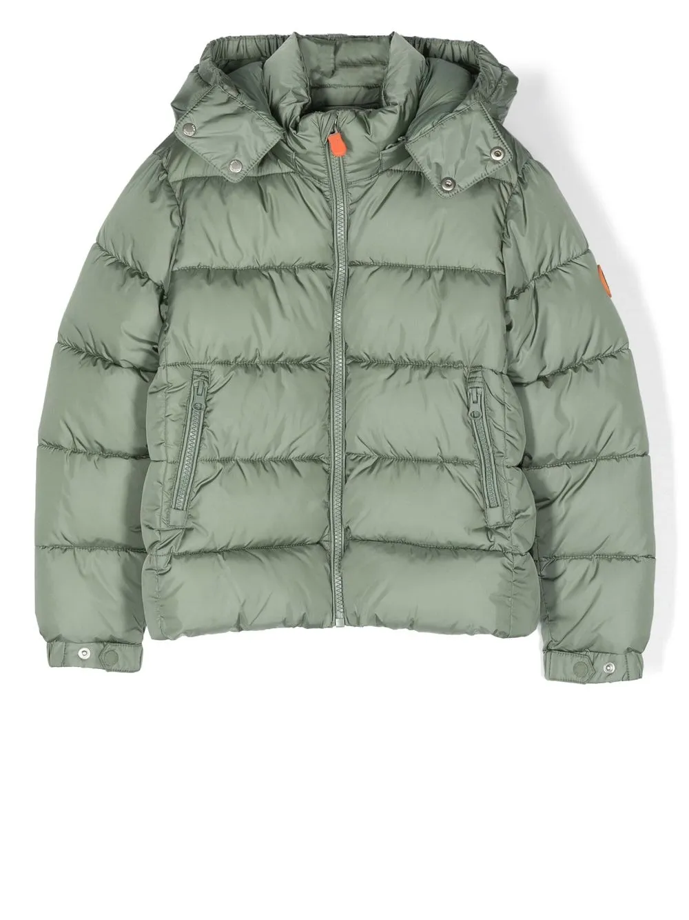 

Save The Duck Kids chamarra capitonada con capucha - Verde