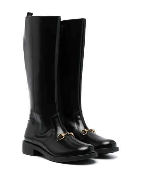 Gucci Kids botas con detalle Horsebit