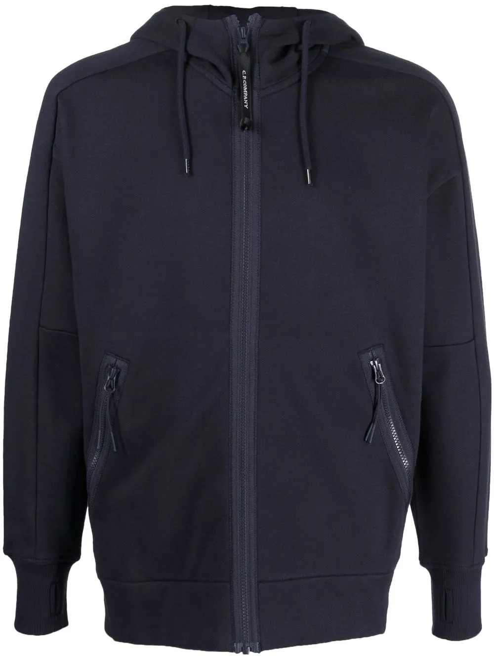 

C.P. Company cotton zipped hoodie - Blue