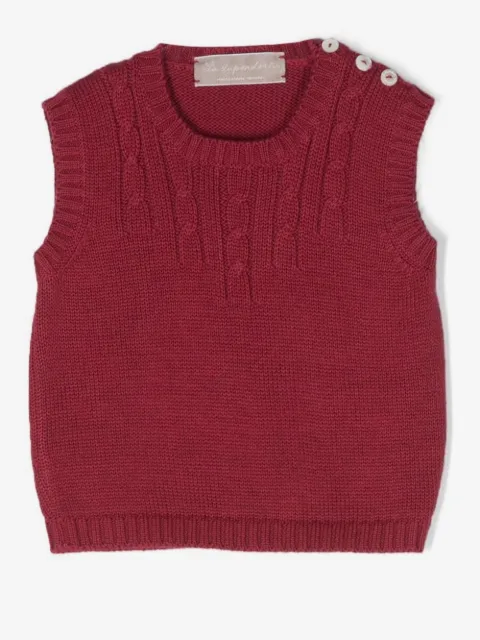 La Stupenderia cable-knit cotton-cashmere blend vest