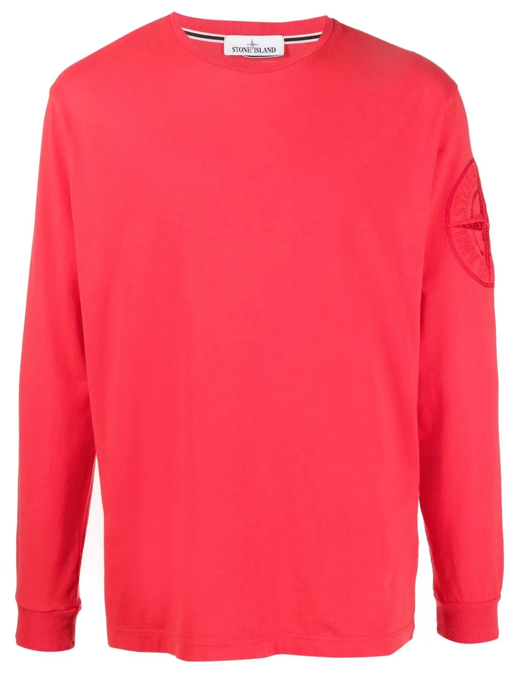 

Stone Island logo-embroidered long-sleeve T-shirt