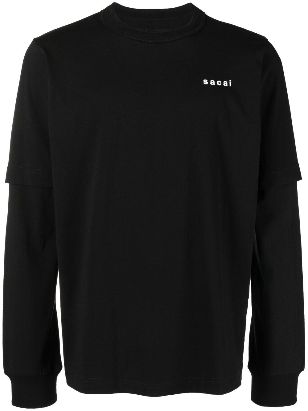 Sacai logo-print T-shirt - Farfetch