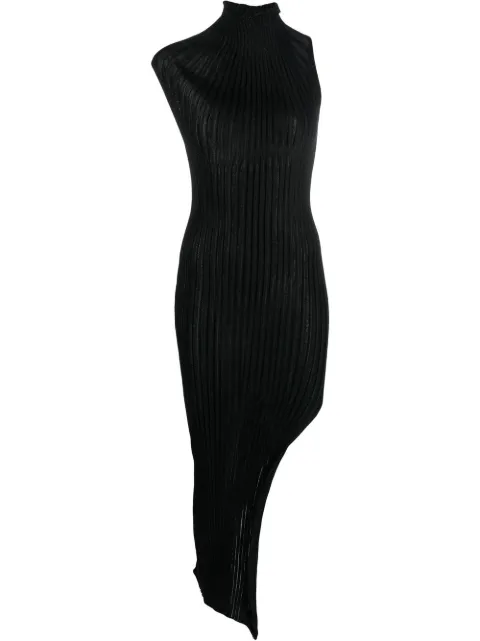 A. ROEGE HOVE Ara ribbed-knit slit dress 