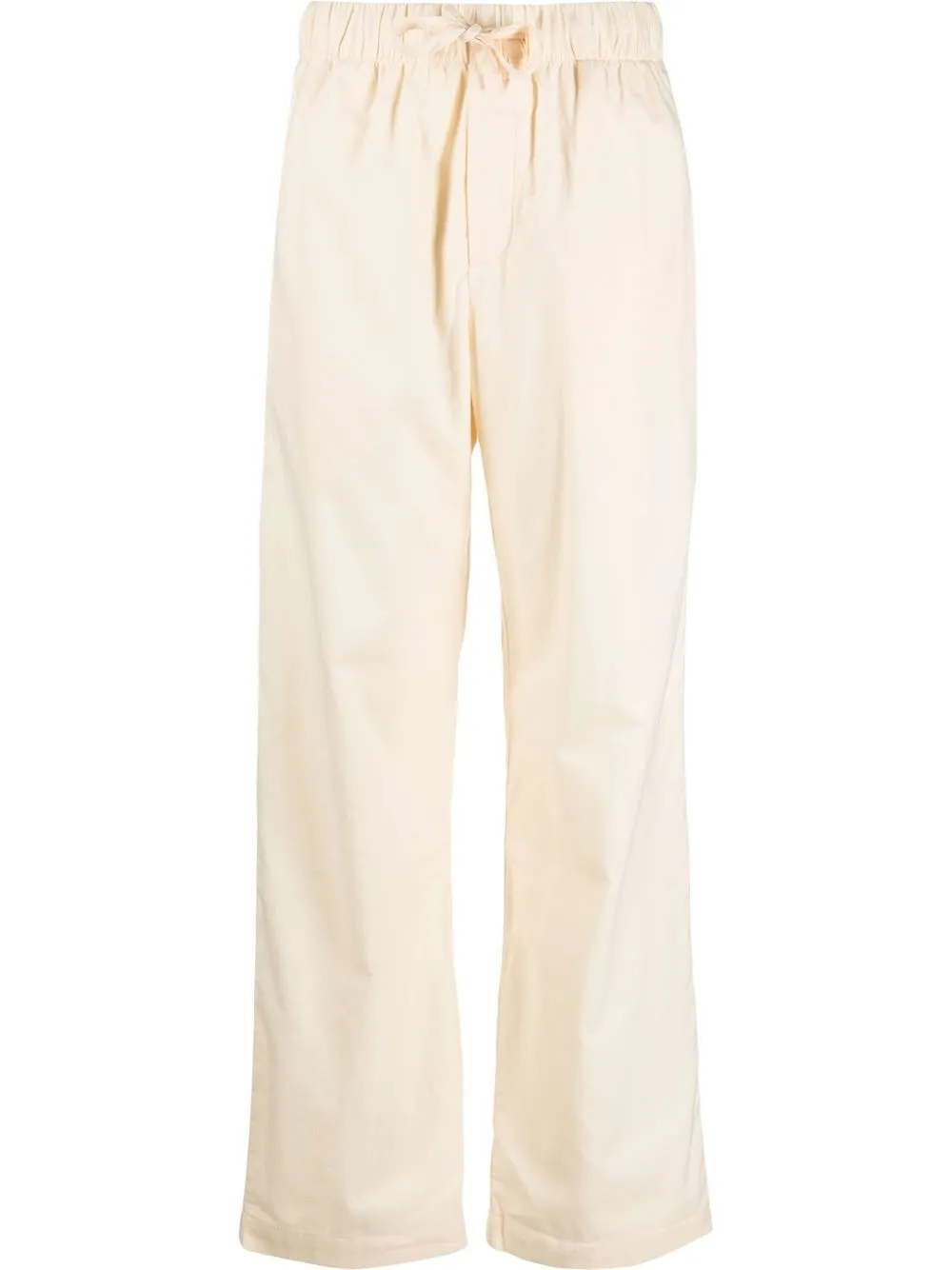 

TEKLA organic-cotton straight trousers - Neutrals