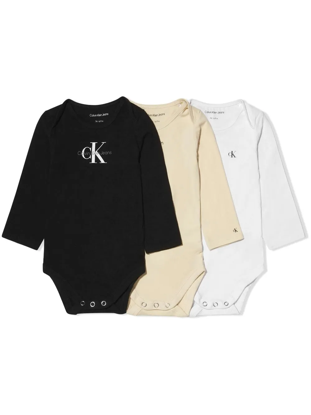 

Calvin Klein Jeans logo-print bodysuit set (set of three) - Multicolour