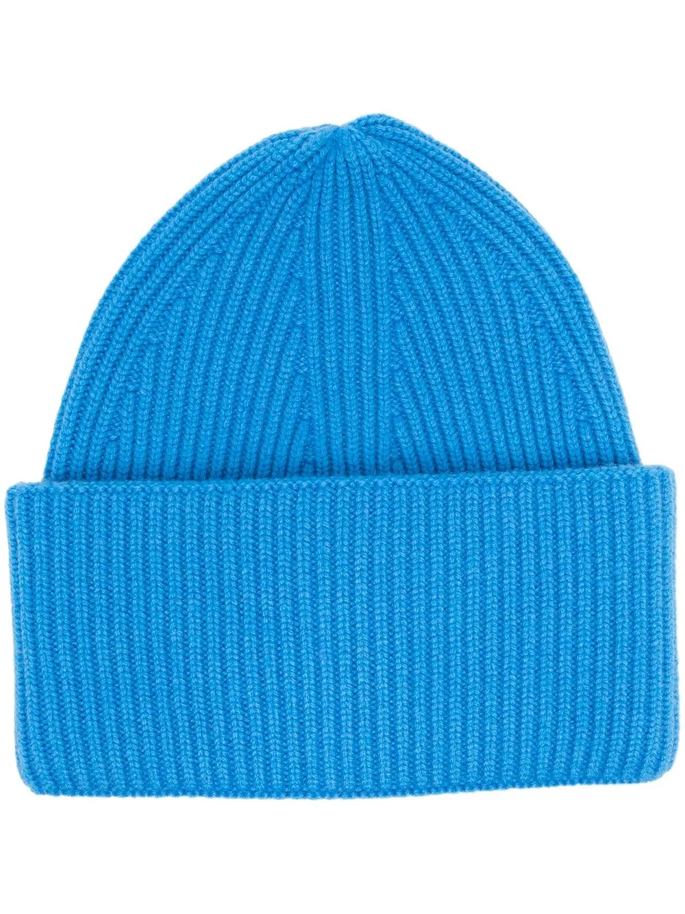 

Laneus ribbed-knit cashmere beanie - Blue