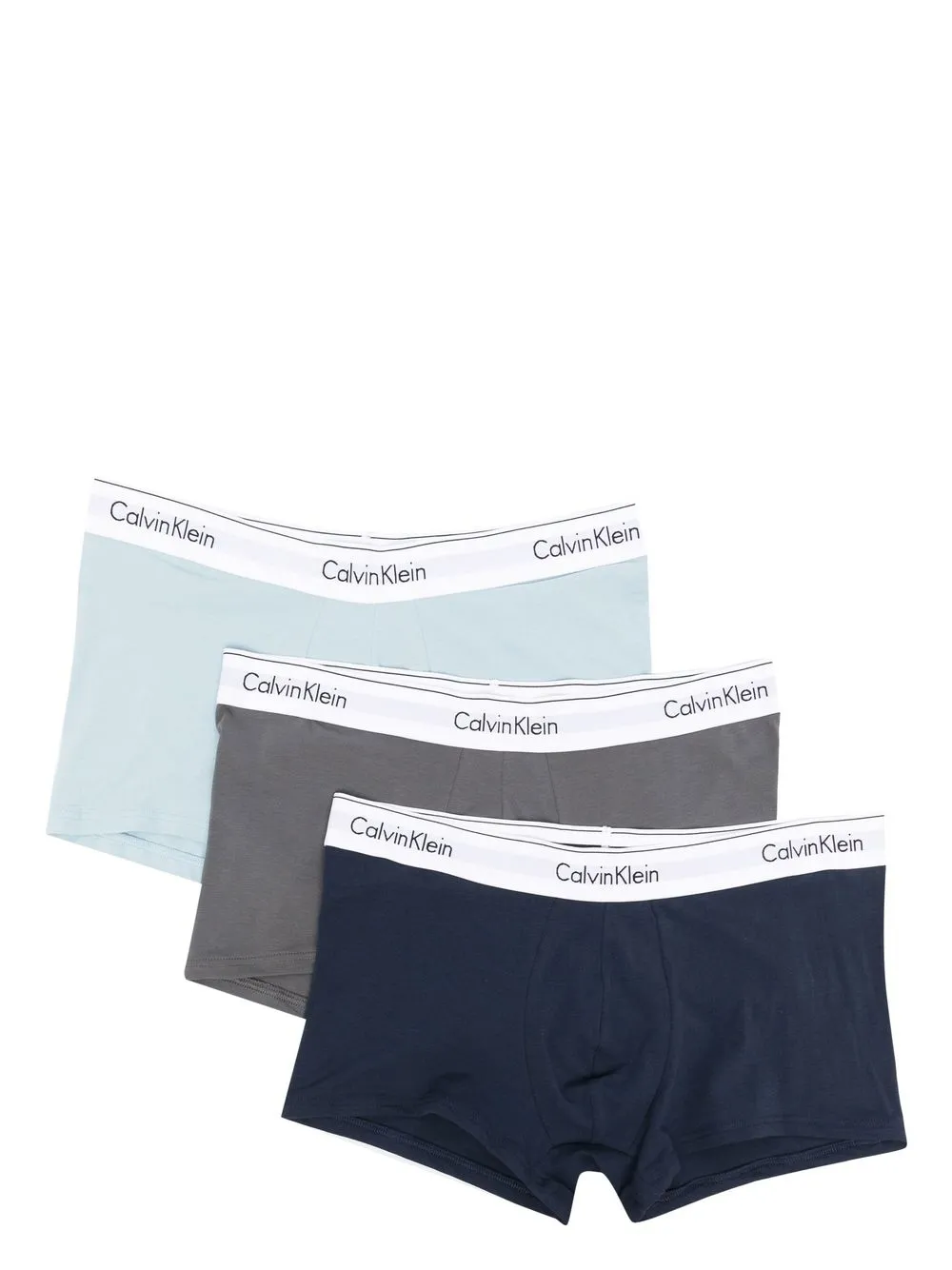 

Calvin Klein Underwear three-pack logo-waistband boxers - Grey