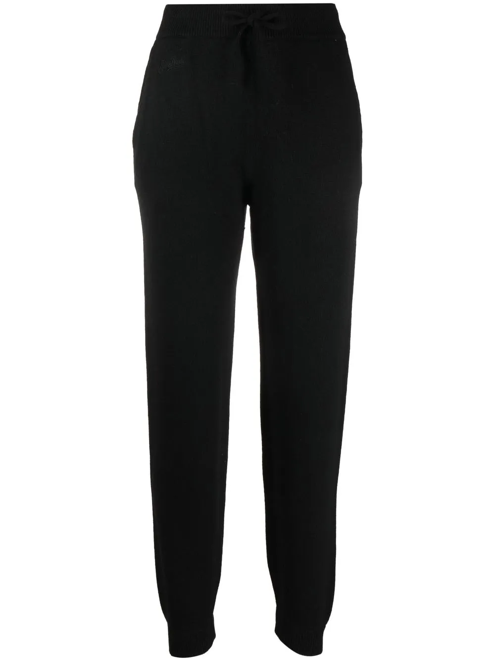 

MC2 Saint Barth pants tejidos ajustados - Negro