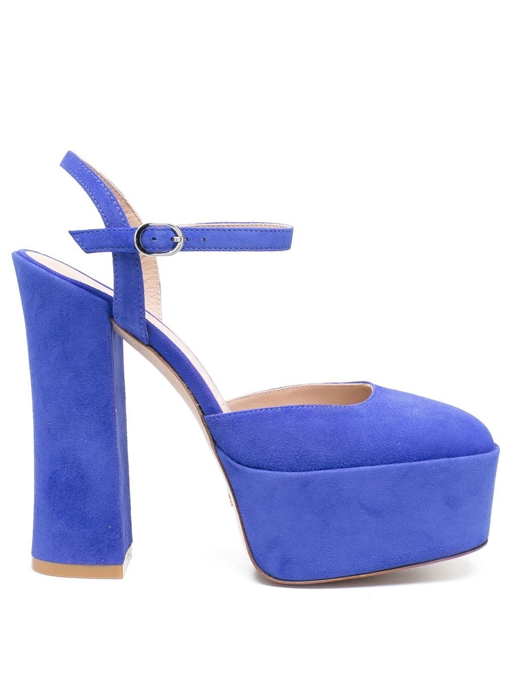 

Stuart Weitzman 150mm heeled suede pumps - Blue