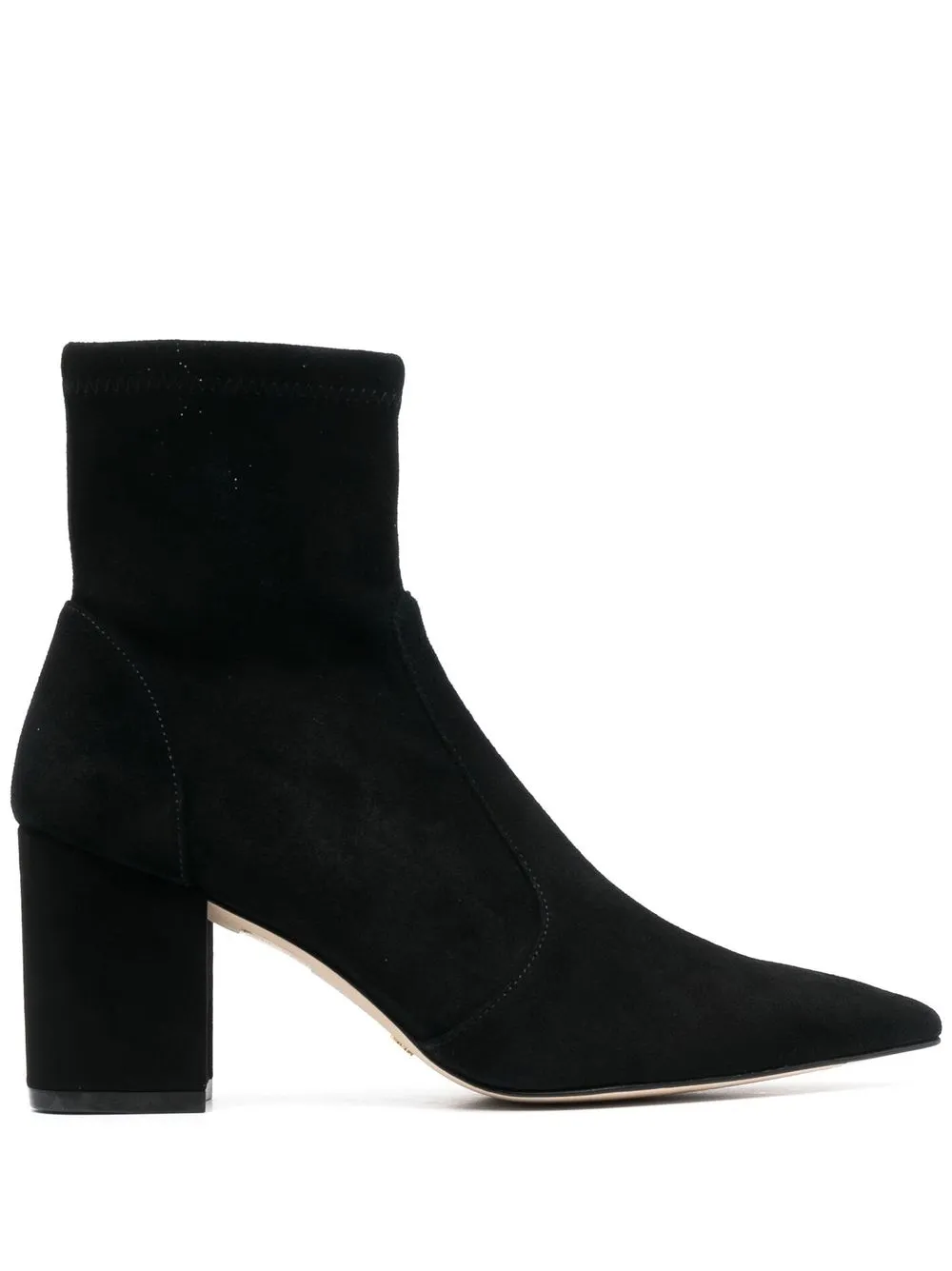 

Stuart Weitzman Stuart 75mm suede ankle boots - Black