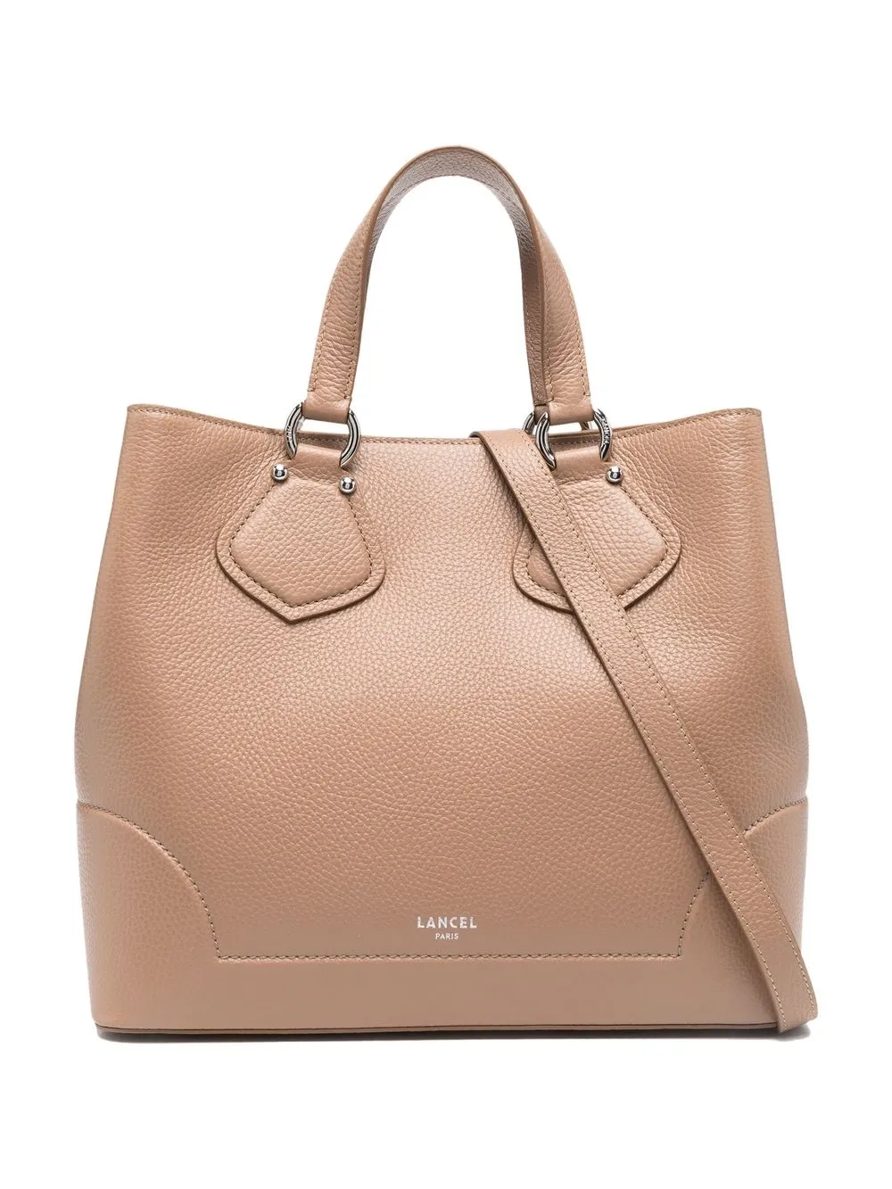 

Lancel medium leather tote bag - Neutrals