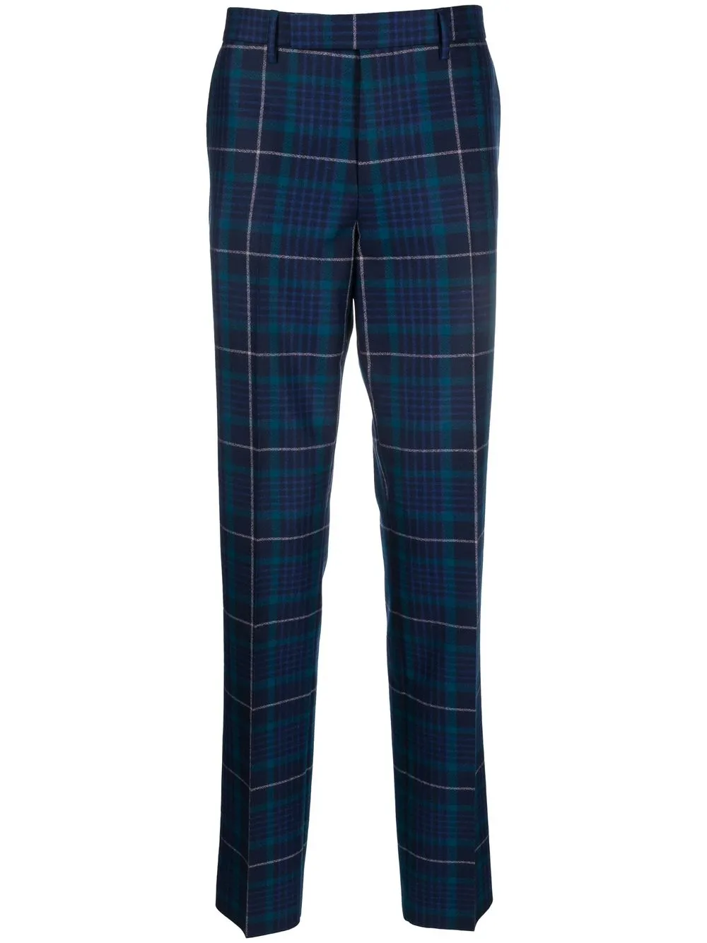 

Paul Smith checked tailored trousers - Blue