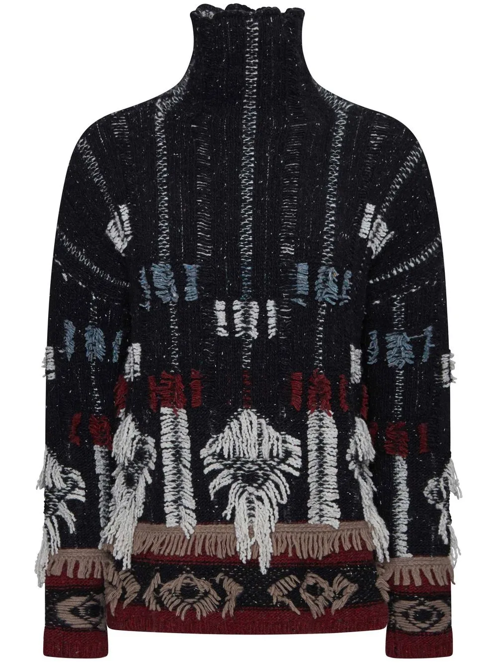 

Altuzarra Nanna intarsia-knit jumper - Black