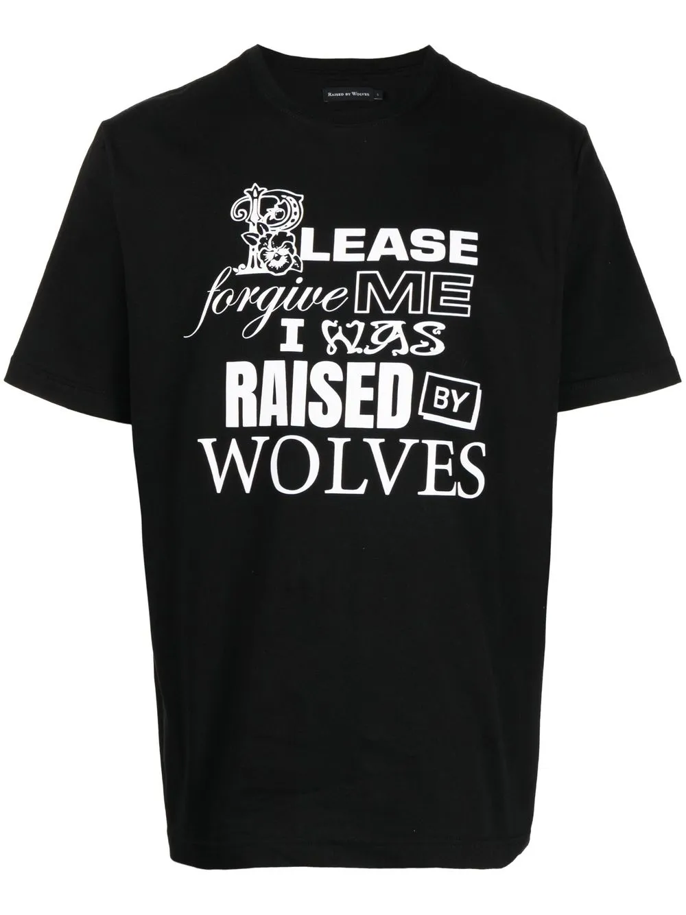 

Raised By Wolves playera Please Forgive Me - Negro