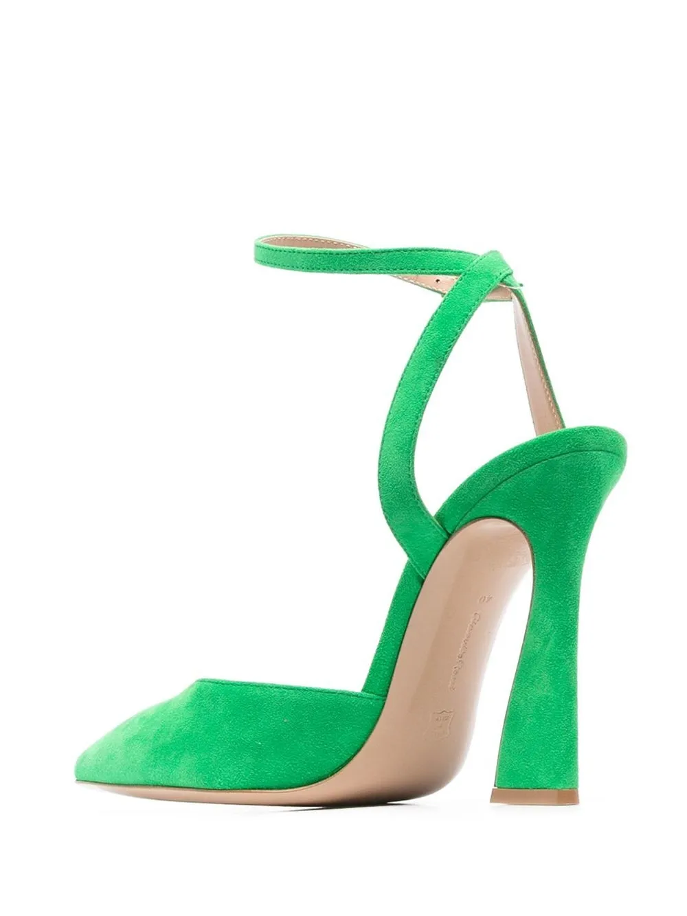 Aura D'Orsay 105mm suede pumps