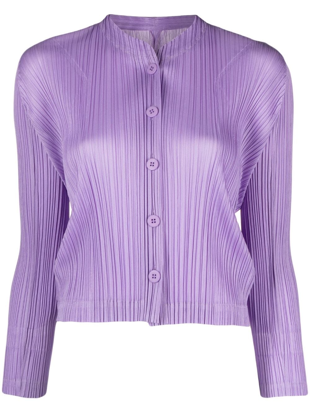 Pleats Please Issey Miyake Monthly Colors: March Plissé Cardigan