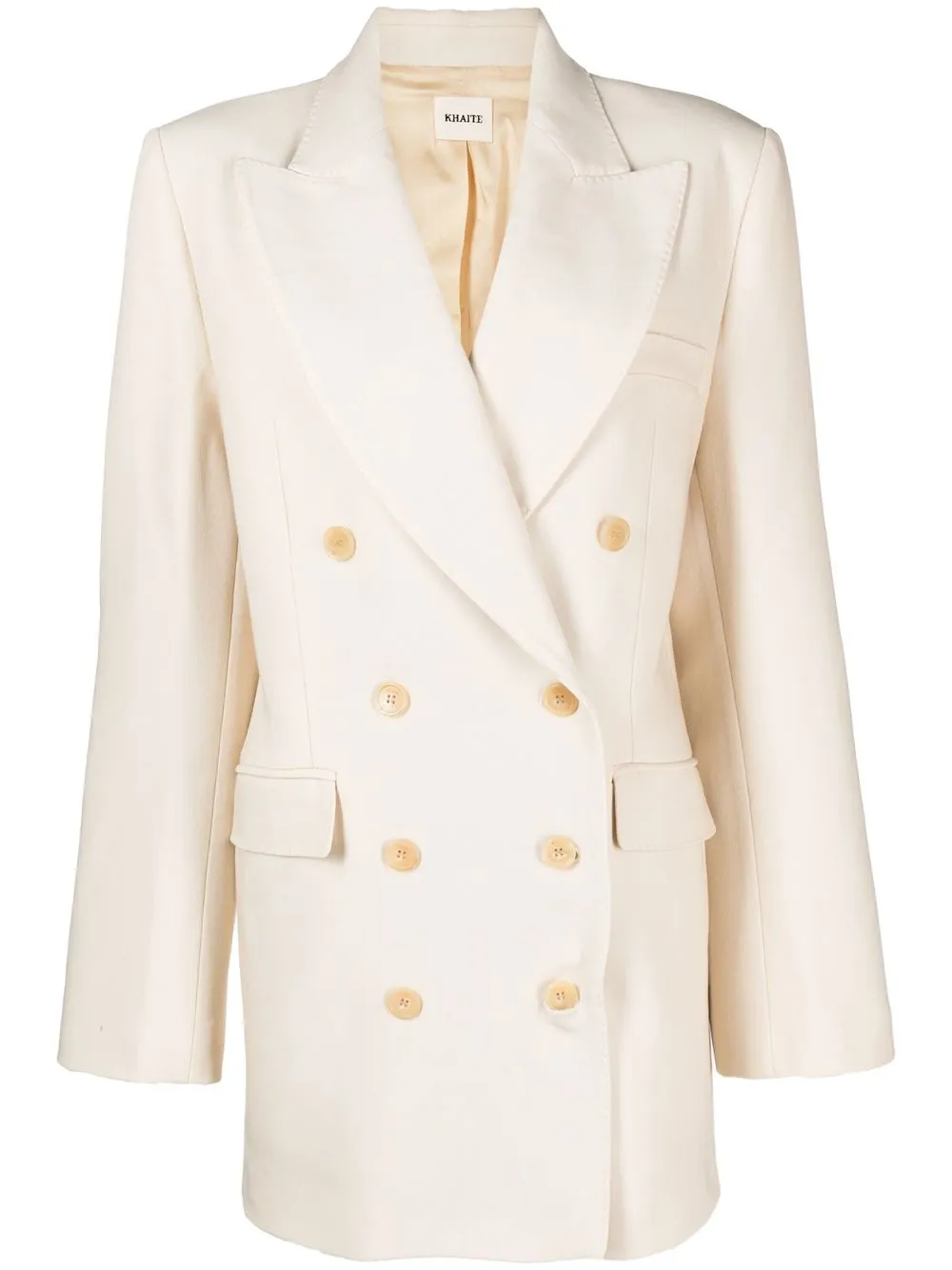 

KHAITE The Balton double-breasted blazer - Neutrals