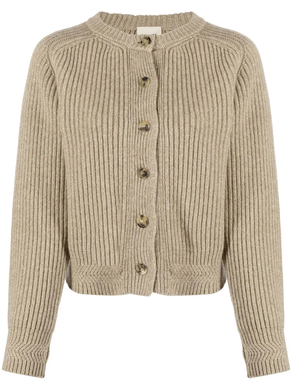 

KHAITE Michaela buttoned-up cashmere cardigan - Neutrals