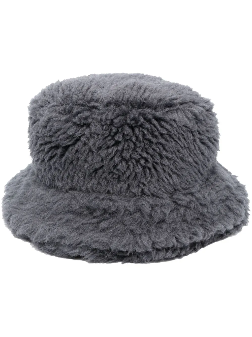 

sacai faux fur bucket hat - Grey