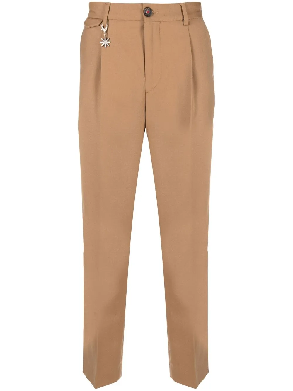 

Manuel Ritz straight-leg chinos - Brown