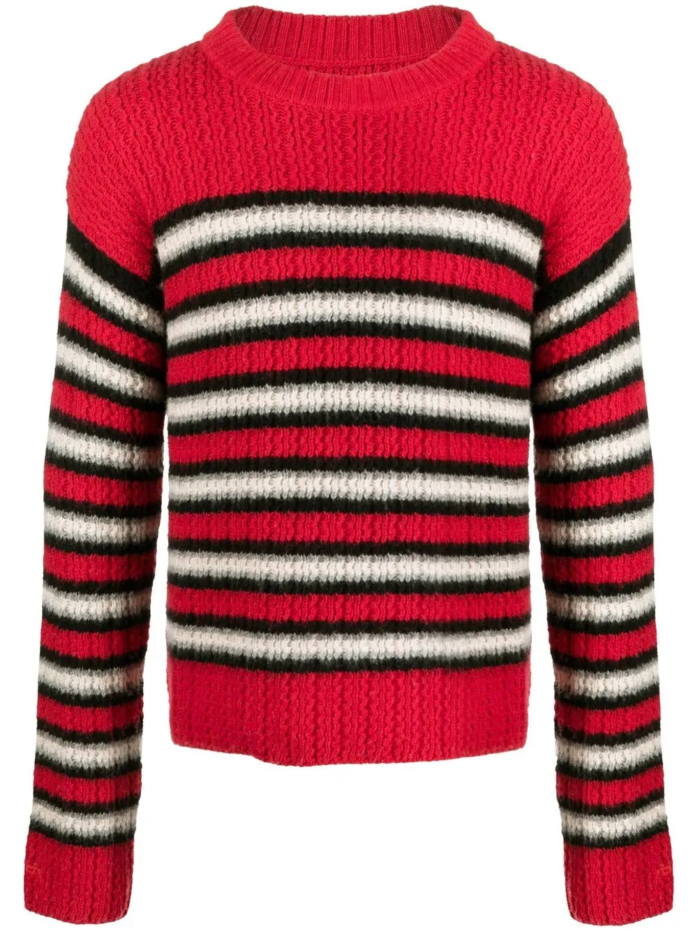 

ERL striped wool-cashmere blend jumper - Red