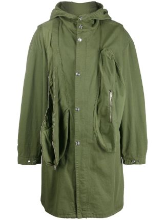 Oversized hooded outlet coat