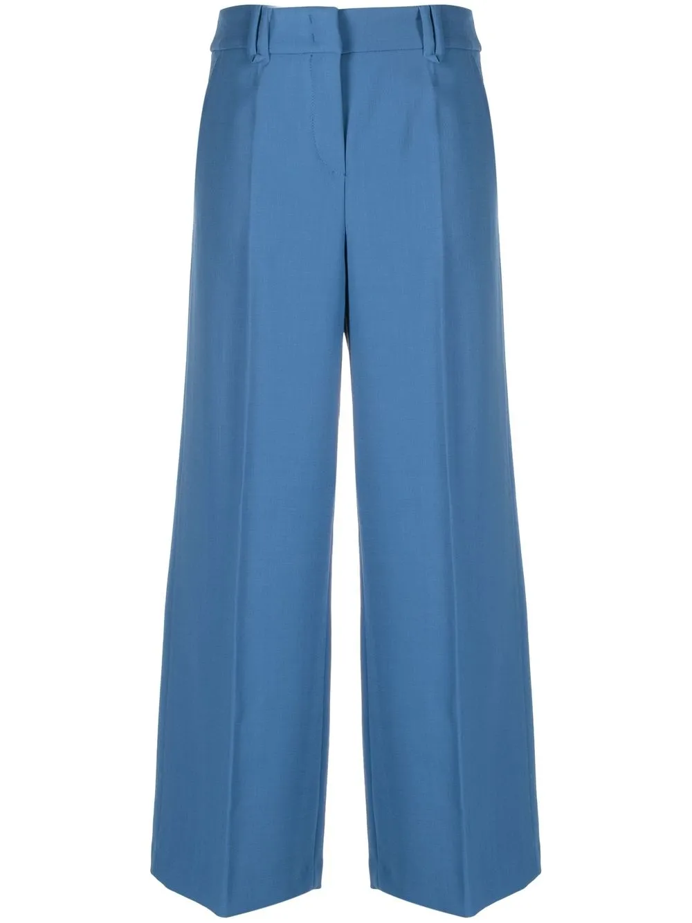 

Windsor Front pleat cropped trousers - Blue