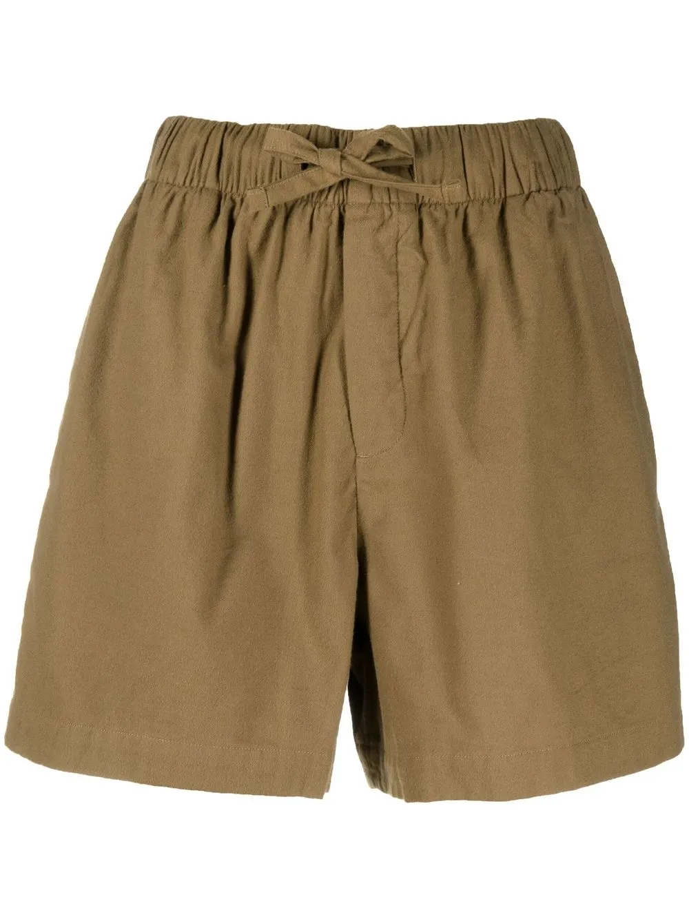 

TEKLA bermudas con cordones en la pretina - Verde