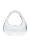 Coperni Swipe leather tote bag - Silver
