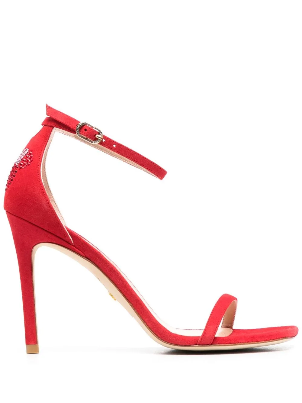 

Stuart Weitzman Nudist Curve 100mm high-heel sandals - Red