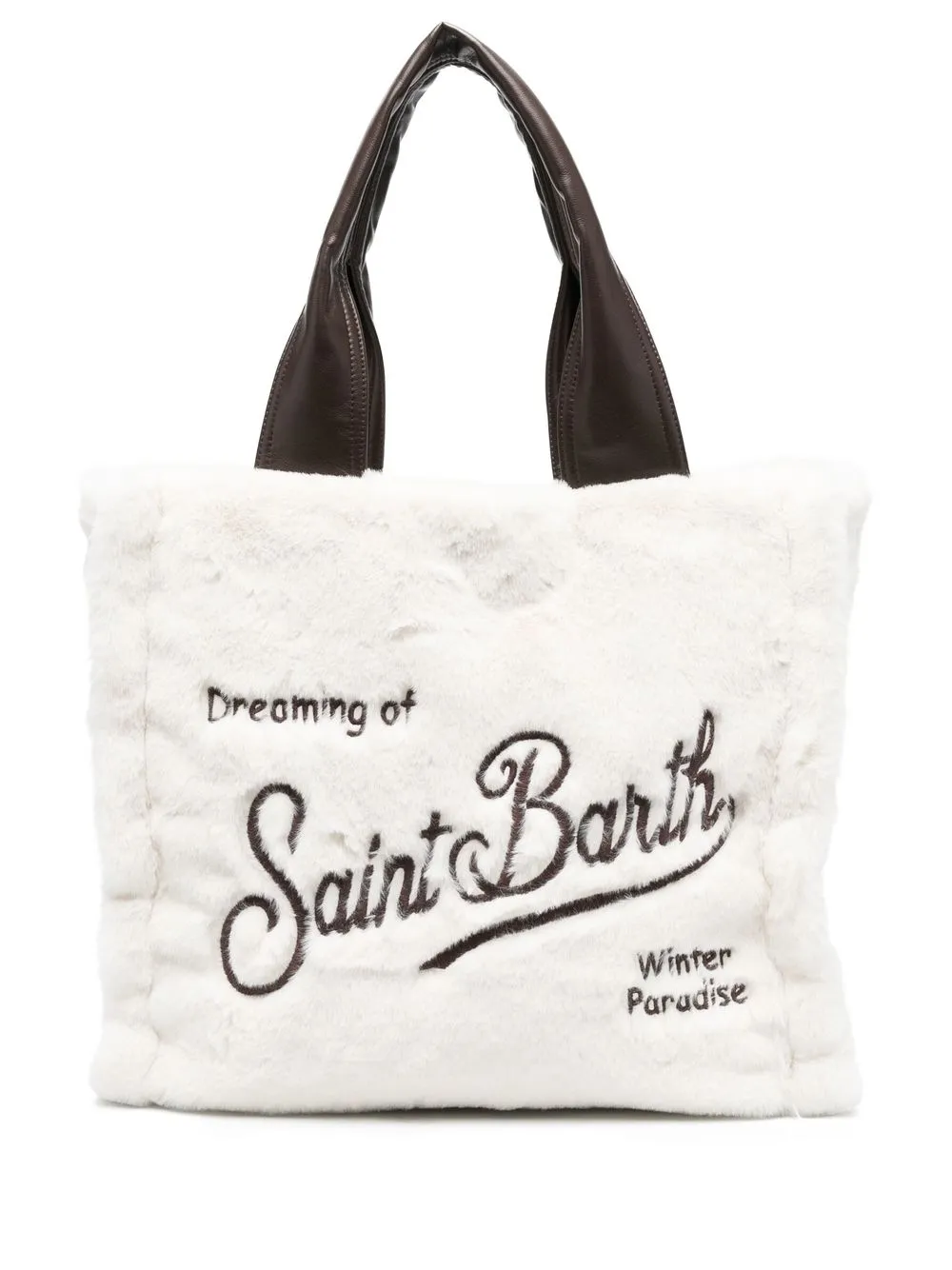 

MC2 Saint Barth bolsa con logo estampado - Neutro