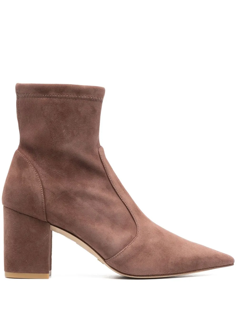 

Stuart Weitzman Stuart 75mm suede ankle boots - Brown