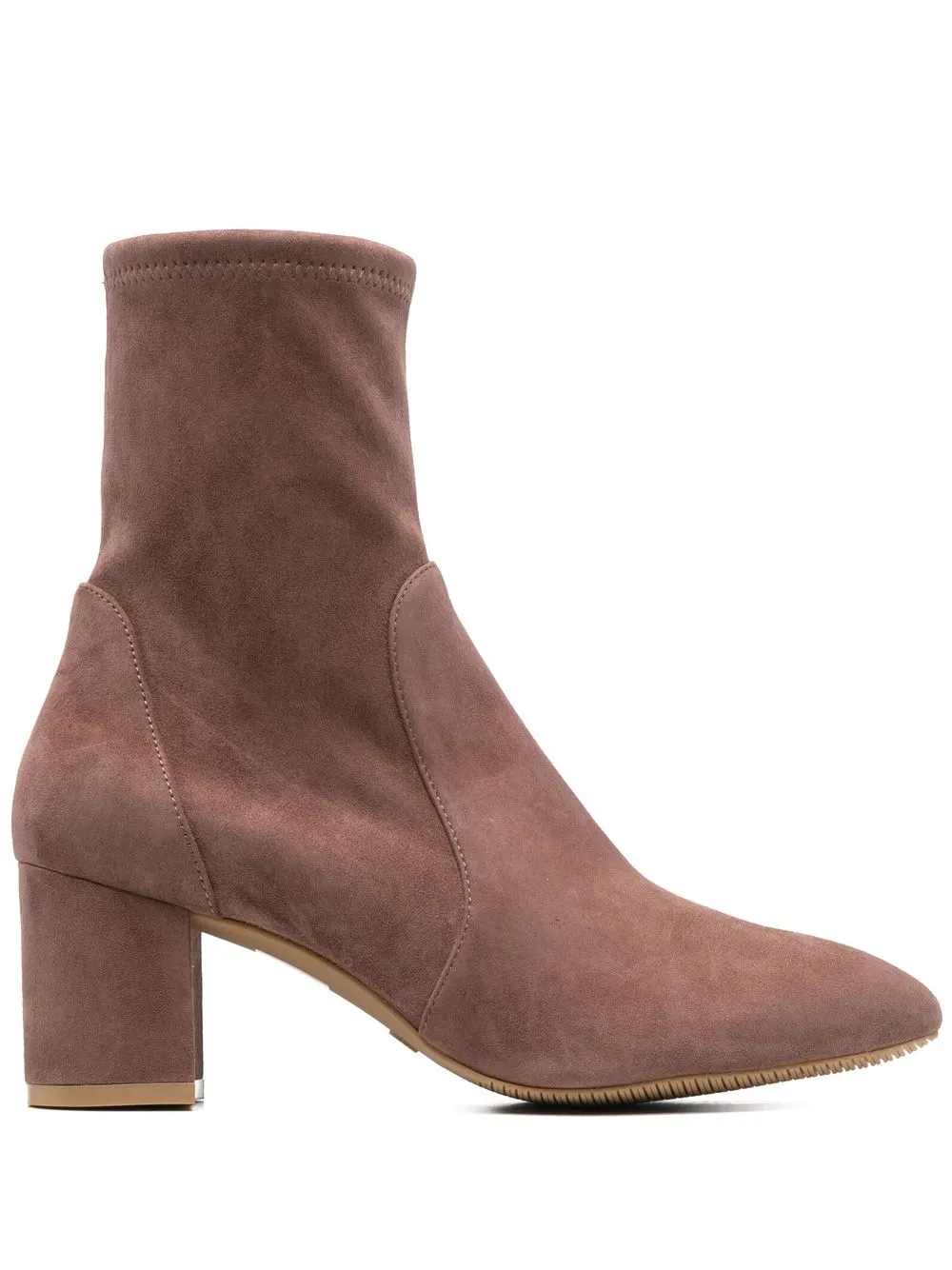 

Stuart Weitzman 85mm suede ankle boots - Neutro