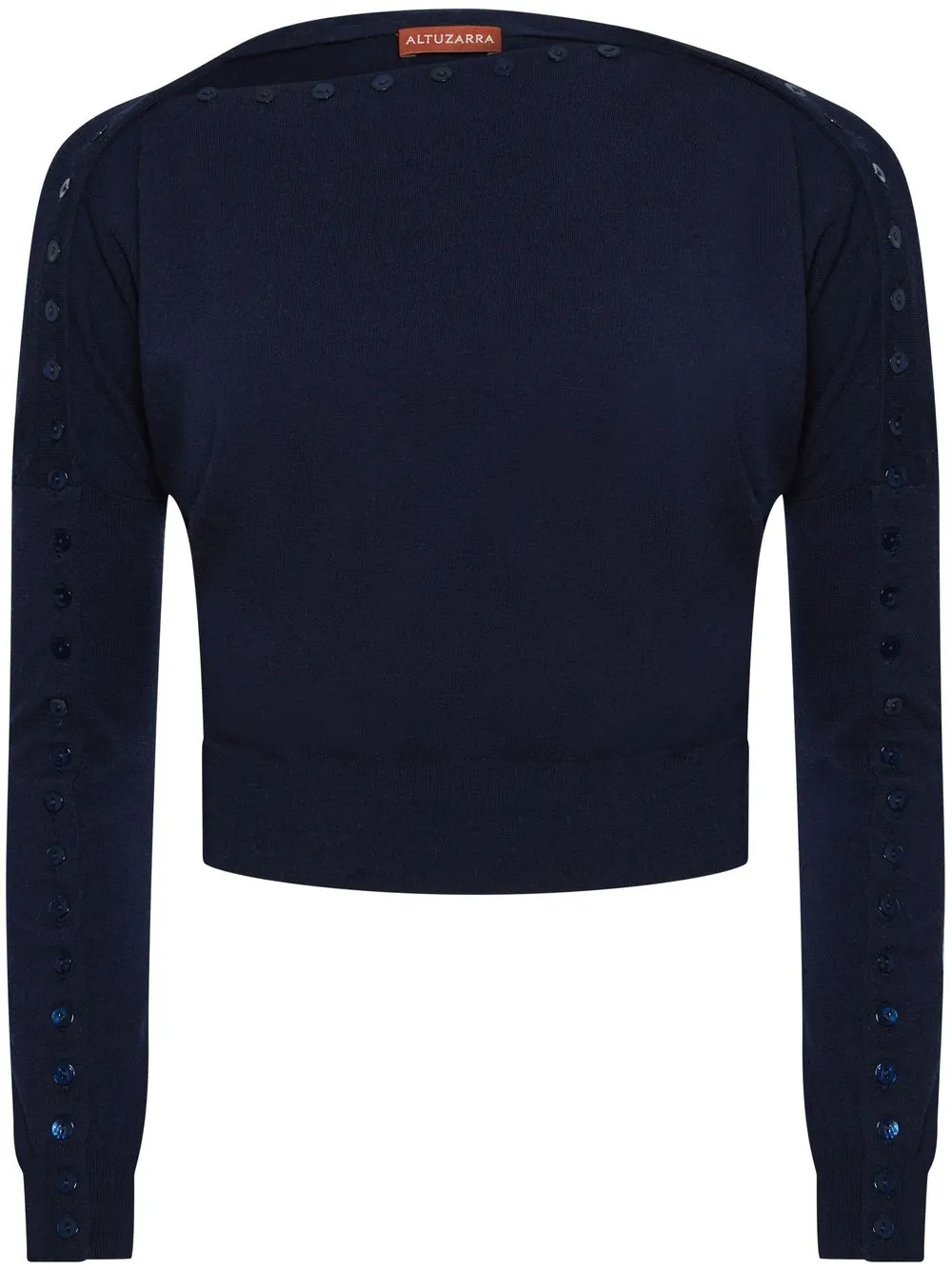 

Altuzarra one-shoulder knitted jumper - Blue