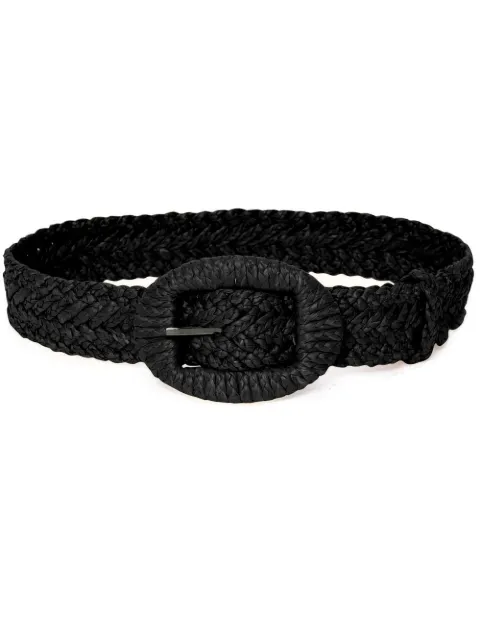 Altuzarra buckle-fastening raffia belt