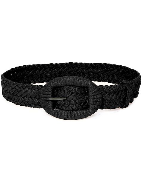 Altuzarra buckle-fastening raffia belt