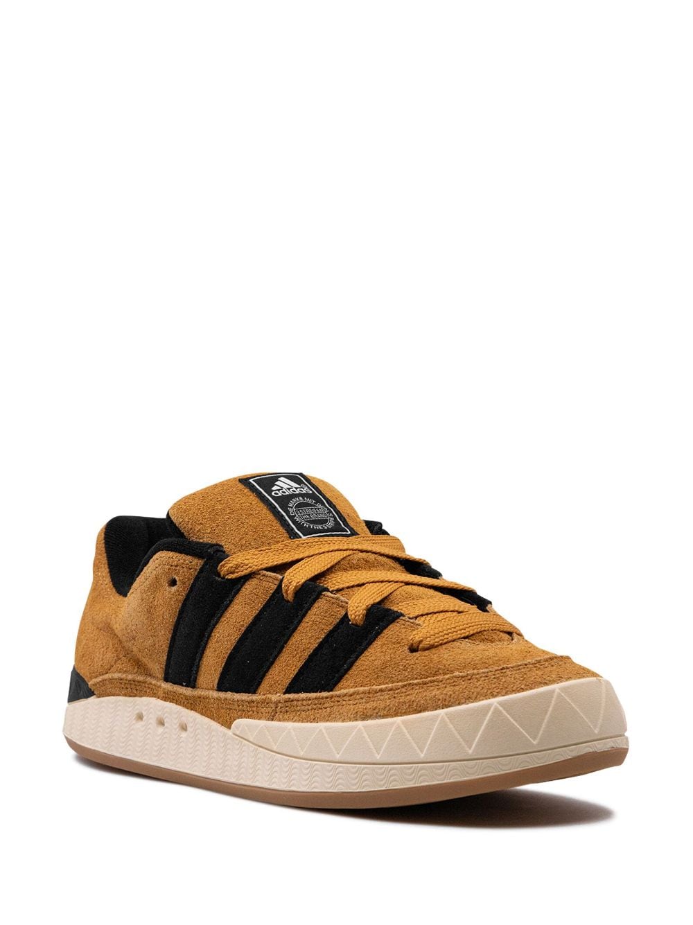 Shop Adidas Originals X Atmos Adimatic "og Shoebox" Sneakers In Brown