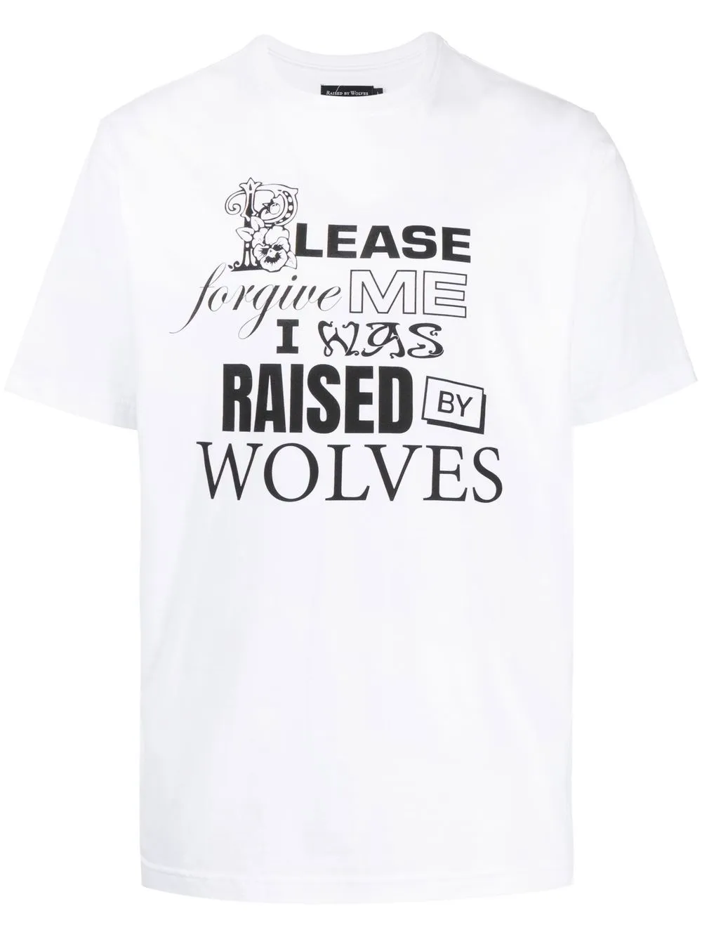 

Raised By Wolves playera Please Forgive Me - Blanco