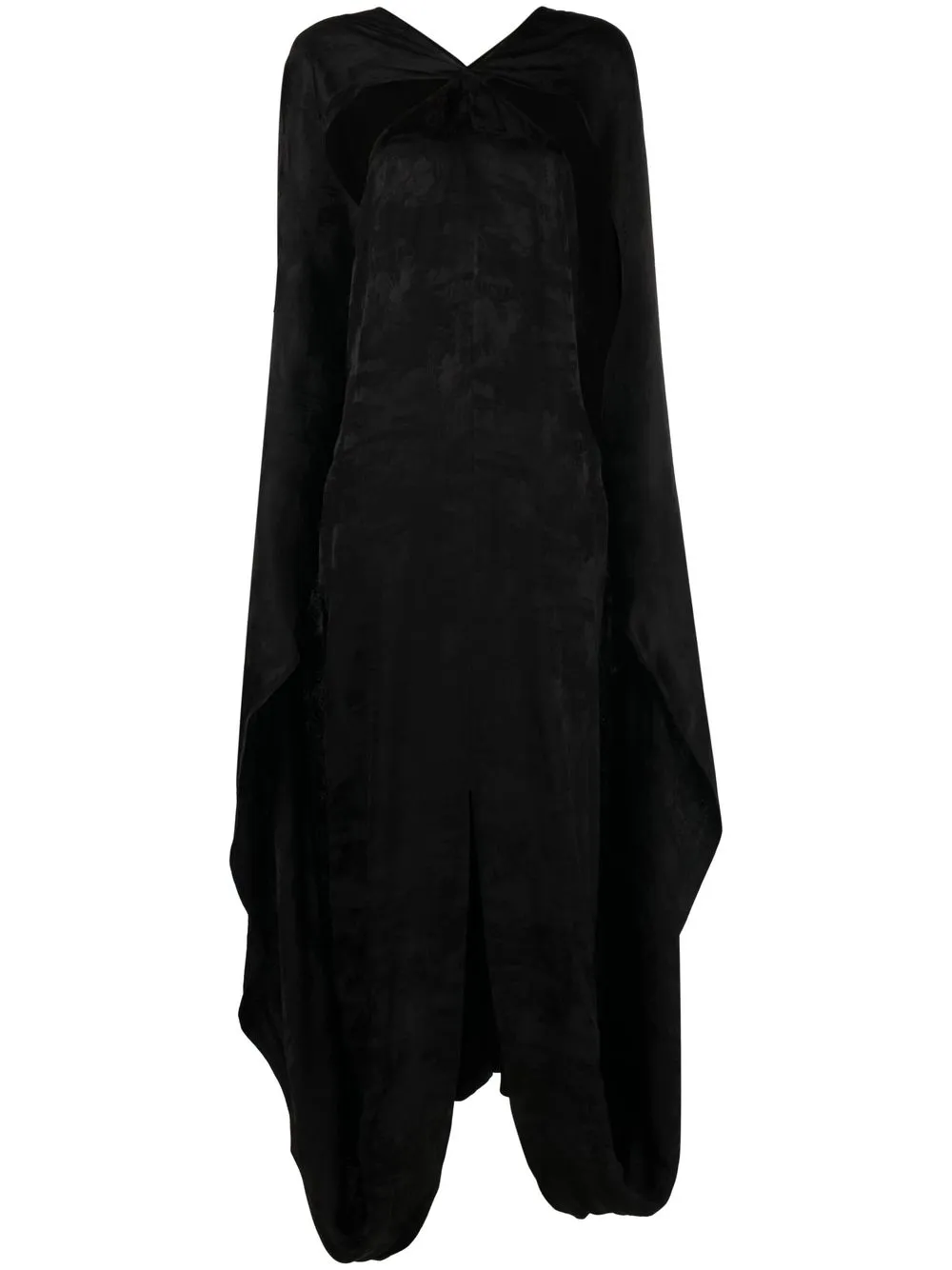 

Taller Marmo cape-style sleeveless gown - Black