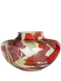 Stories of Italy Nougat Spring Olla Murano glass vase - Red