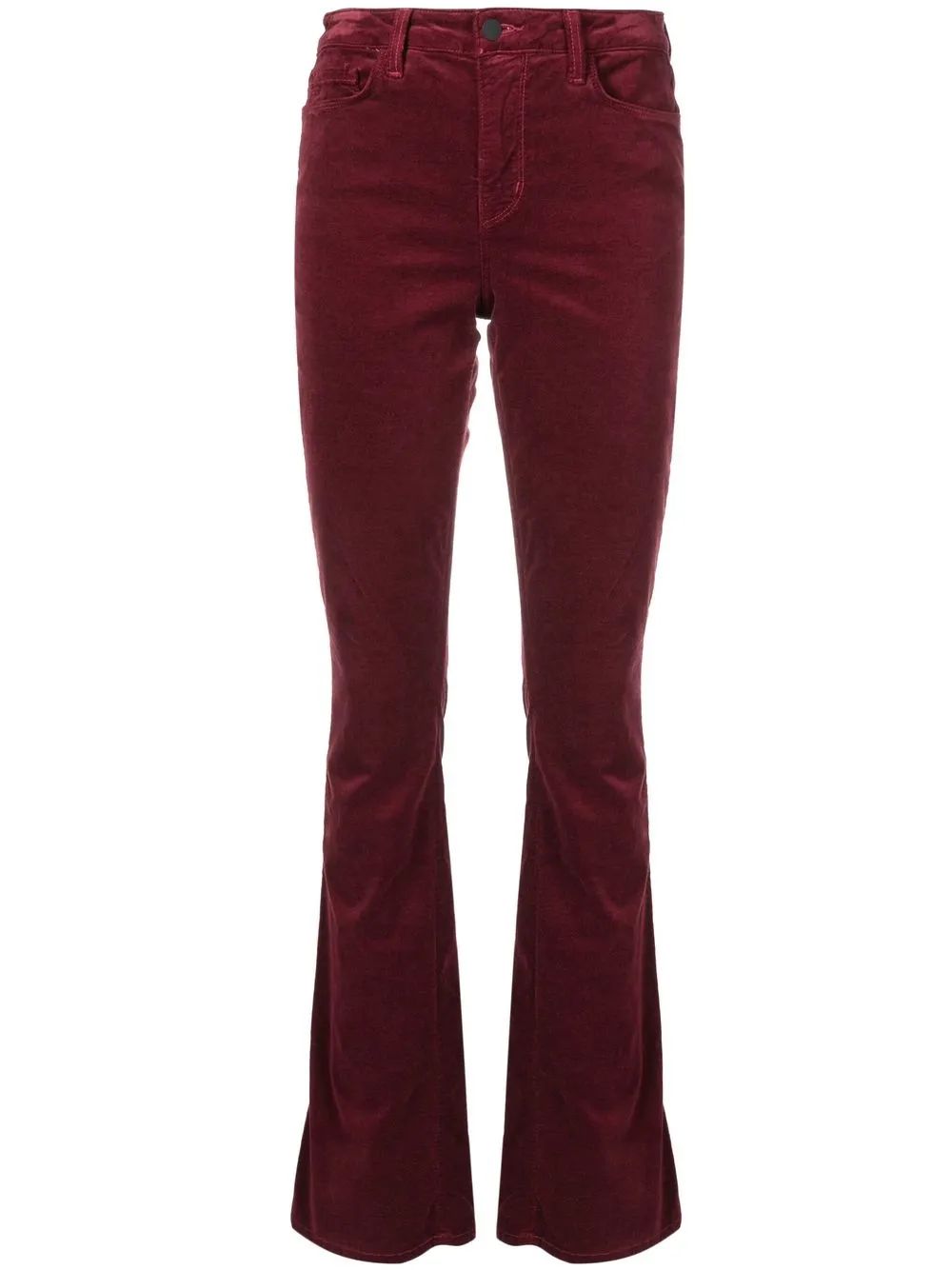 

L'Agence pantalones bootcut slim - Rojo