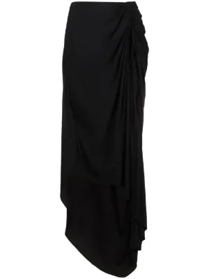 Farfetch Donna Abbigliamento Gonne Gonne asimmetriche Nero Gonna asimmetrica 
