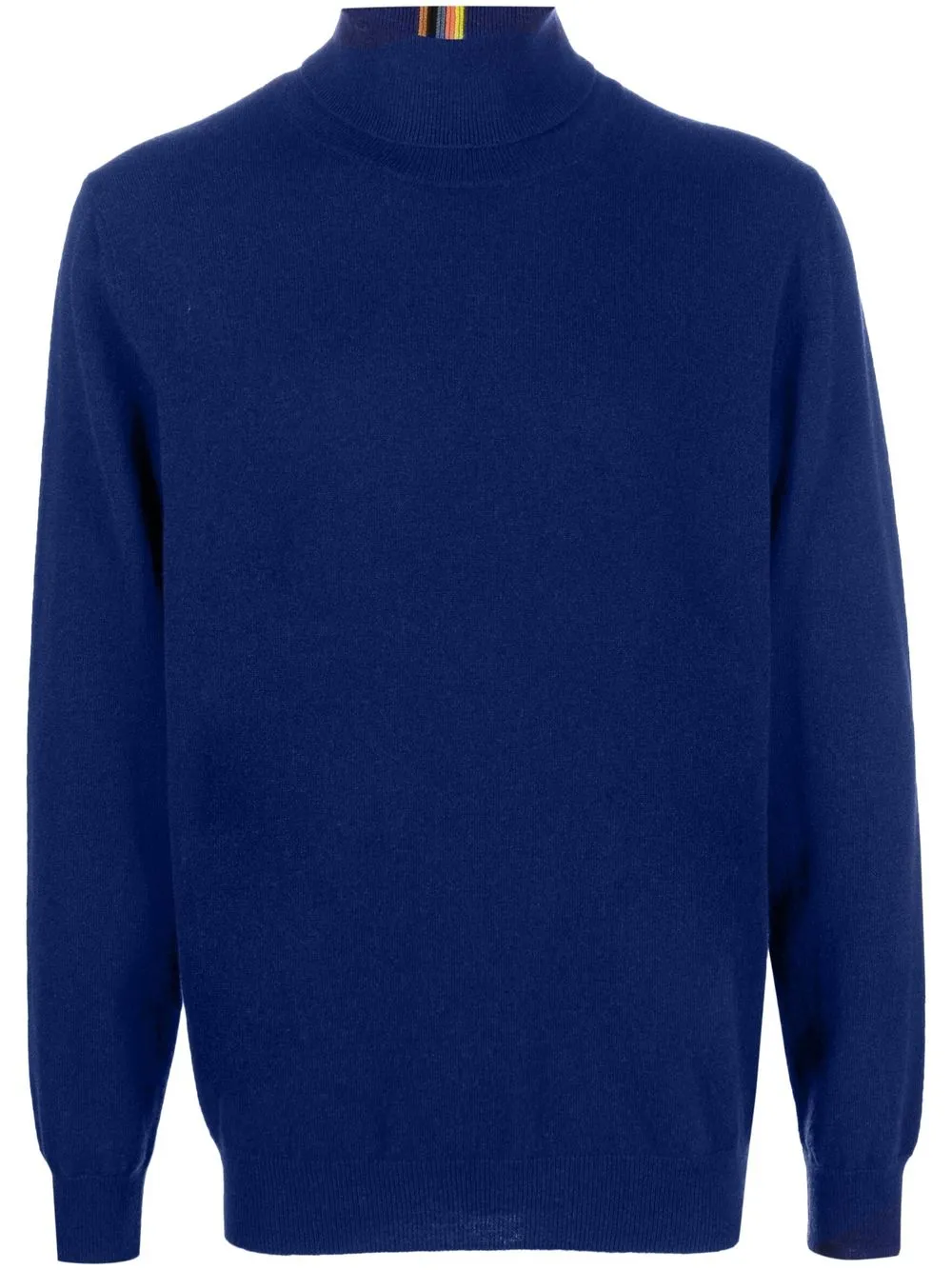 

Paul Smith artist-stripe roll-neck sweater - Blue
