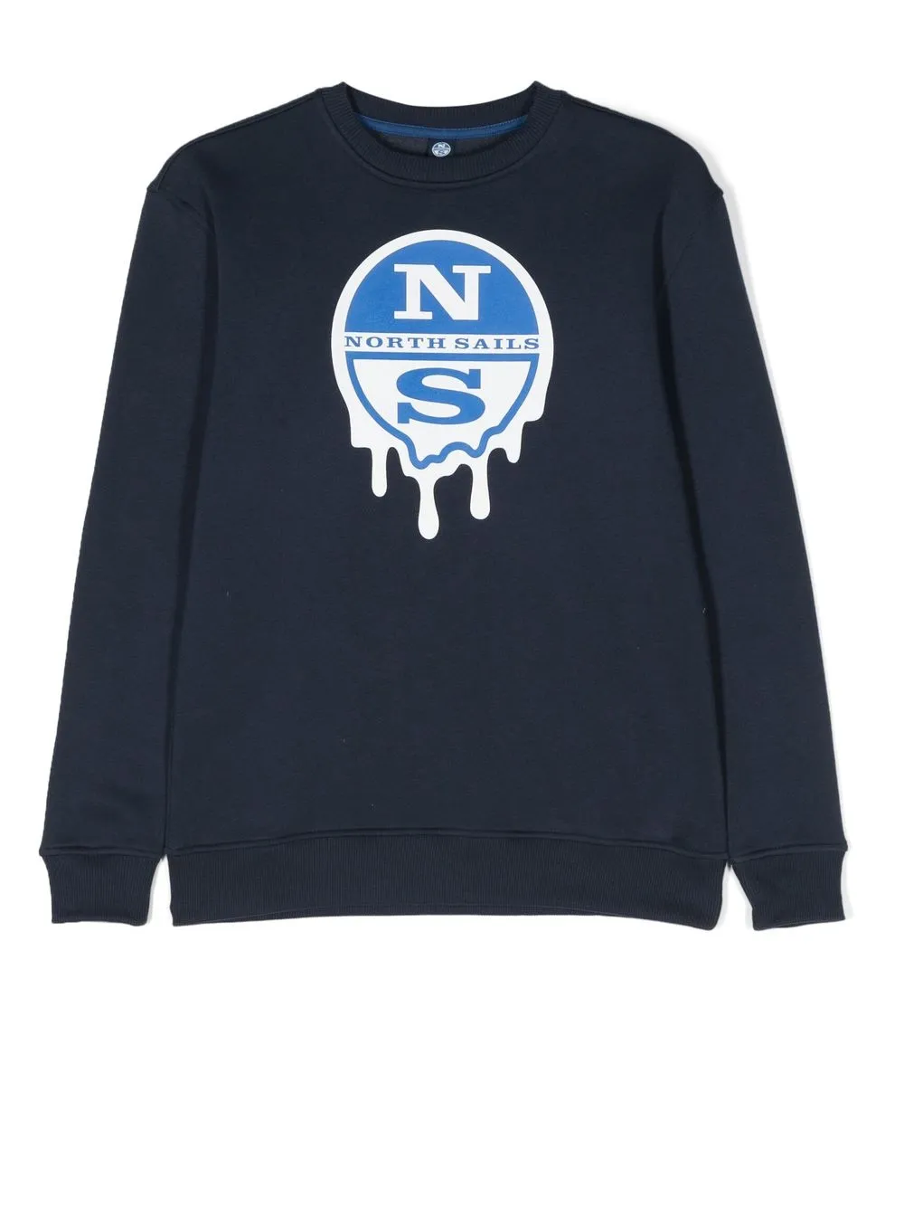 

North Sails Kids logo-print sweatshirt - Blue