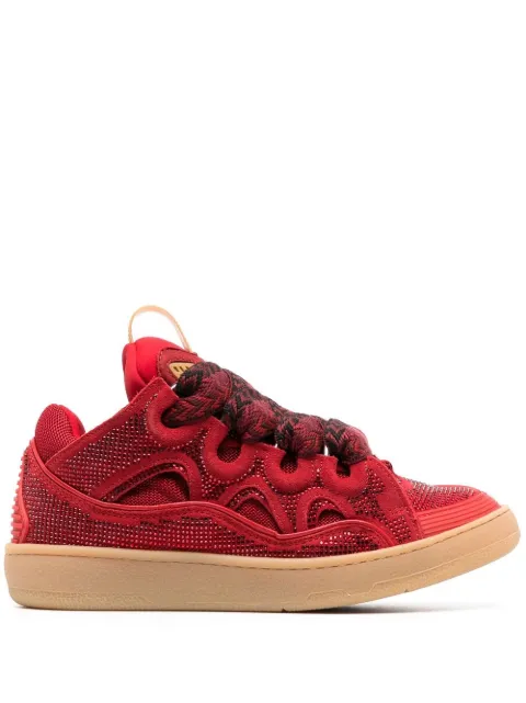 Lanvin - Curb lace-up sneakers