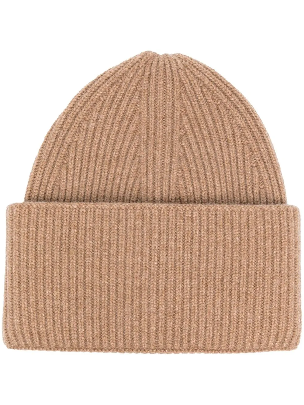 

Laneus cashmere ribbed-knit beanie - Neutrals